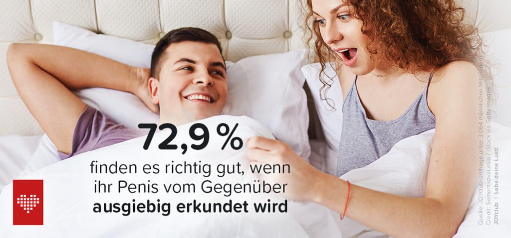 Männern gefällt es wenn Frauen ihren Penis erkunden