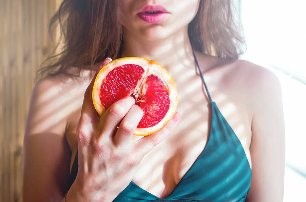 Oralsex mit der Grapefruit Technik