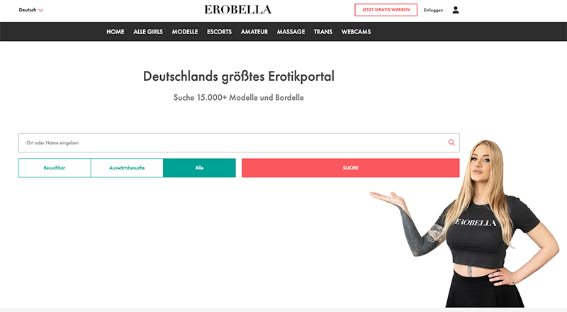 Deutschlands größtes Hurenportal erobella.com