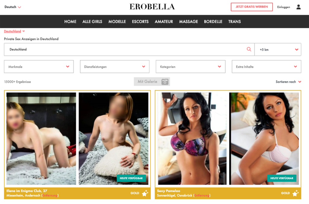 Private Sex Anzeigen bei Erobella